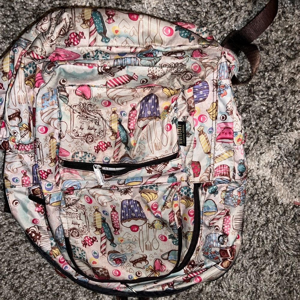 cupcake bookbag designer